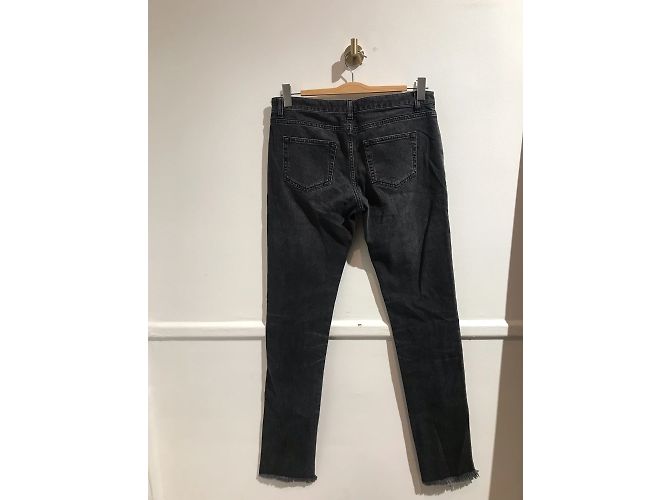 Jeans SAINT LAURENT T.US 29 Algodón Negro - vista 3
