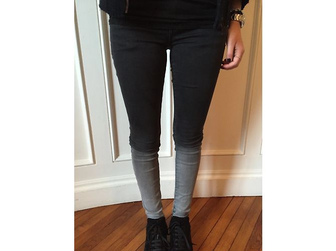 CURRENT ELLIOTT Jeans T.US 25 Denim - Jeans Negro - vista 5