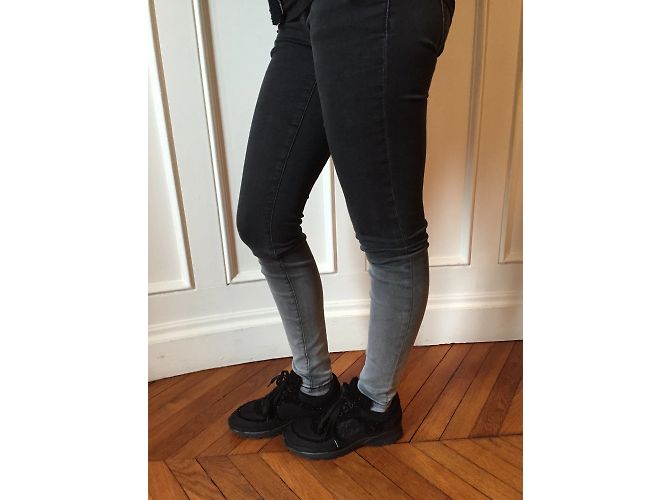 CURRENT ELLIOTT Jeans T.US 25 Denim - Jeans Negro - vista 6