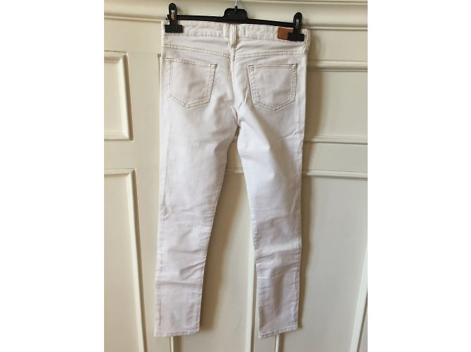 Jeans ISABEL MARANT ETOILE T.FR 38 Algodón Blanco - vista 2