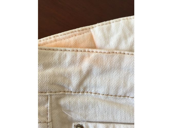 Jeans ISABEL MARANT ETOILE T.FR 38 Algodón Blanco - vista 6