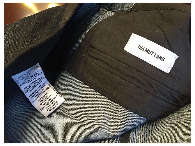 HELMUT LANG Jeans T.US 29 Denim - Jeans Azul marino - vista 3