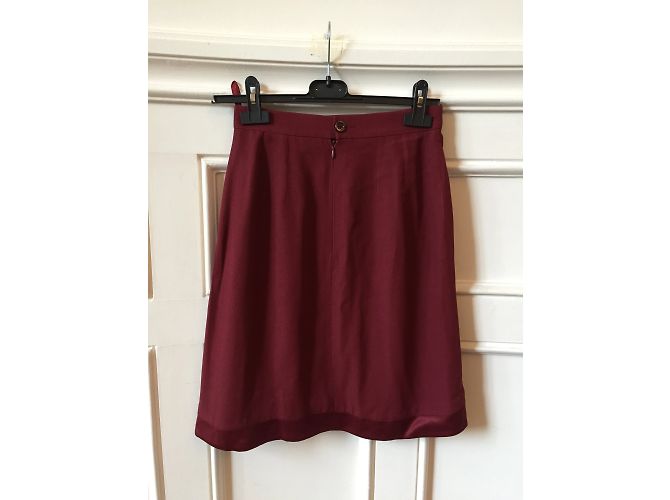 BALENCIAGA Röcke T.FR 38 Synthetisch Bordeaux - Ansicht 2