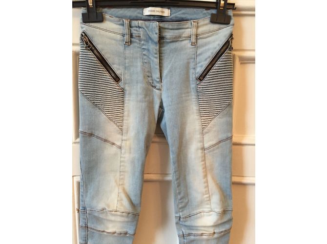 BALMAIN Jeans T.US 24 Denim - Jeans Azul - vista 3