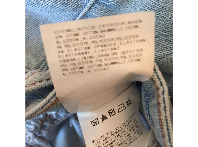 BALMAIN Jeans T.US 24 Denim - Jeans Azul - vista 6
