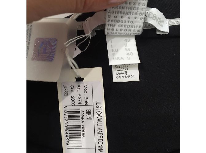 JUST CAVALLI Bademode T.International S Polyester Schwarz - Ansicht 4