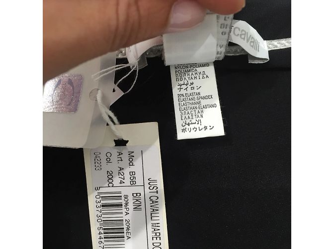JUST CAVALLI Bademode T.International S Polyester Schwarz - Ansicht 5