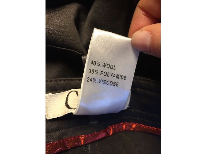 Chloé CHLOE Hose T.FR 40 Wolle Braun - Ansicht 5