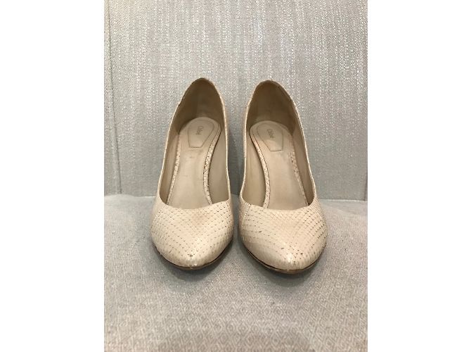 Chloé CHLOE Tacchi T.EU 36.5 Pelli esotiche Beige - vista 2
