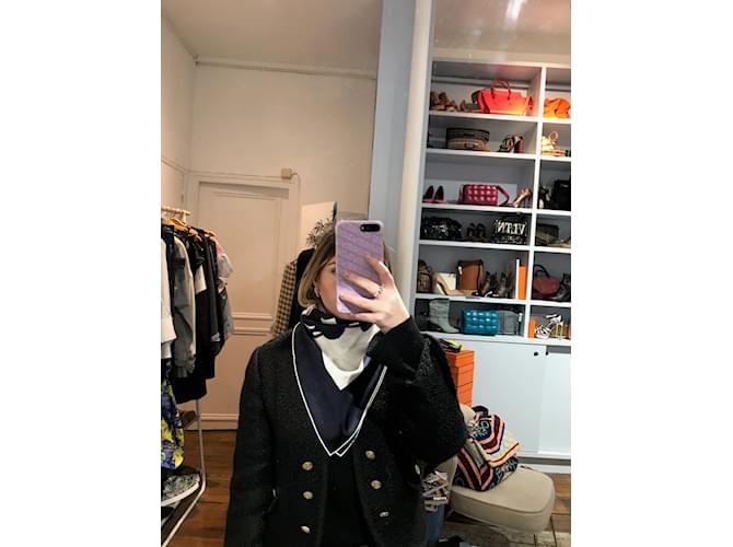 Hermès HERMES Schals T.  Silk Weiß - Ansicht 3