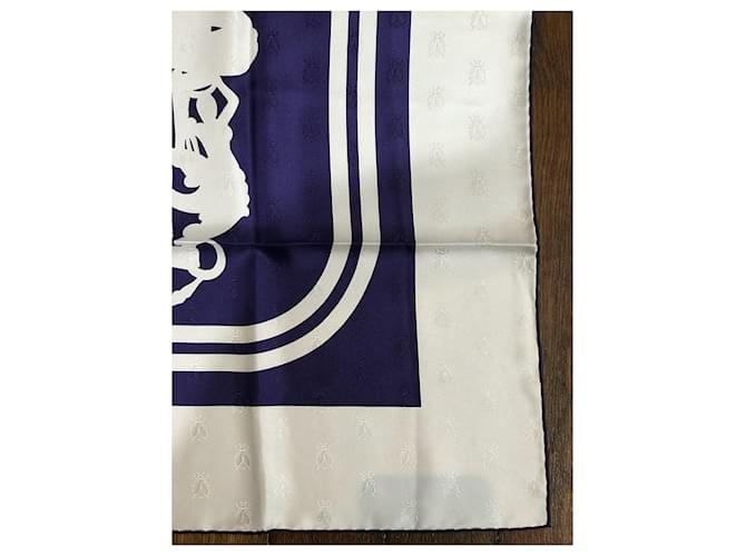 Hermès HERMES Schals T.  Silk Weiß - Ansicht 4
