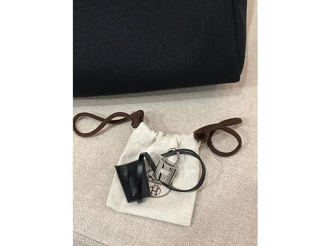 Herbag Hermès HERMES Zaini T.  stoffa Nero - vista 12