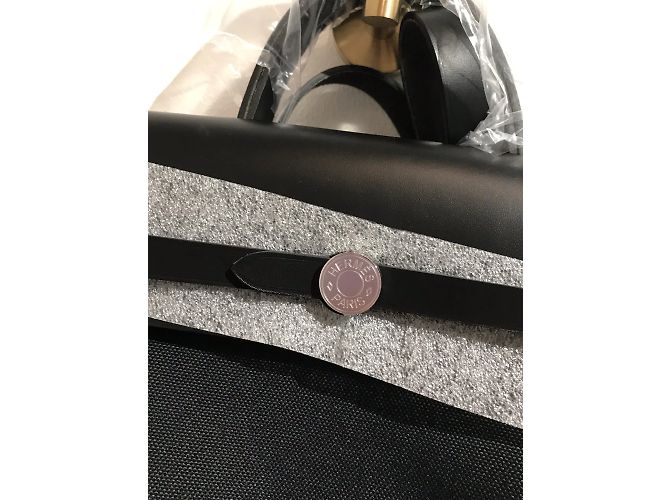 Herbag Hermès HERMES Zaini T.  stoffa Nero - vista 3