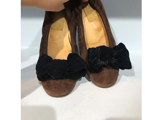 Bailarinas LANVIN T.EU 36.5 Ante Castaño - vista 3
