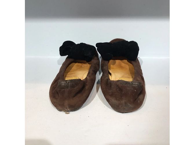 Bailarinas LANVIN T.EU 36.5 Ante Castaño - vista 4