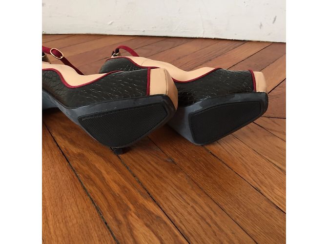APERLAI Tacchi T.EU 38.5 Pelle Nero - vista 6