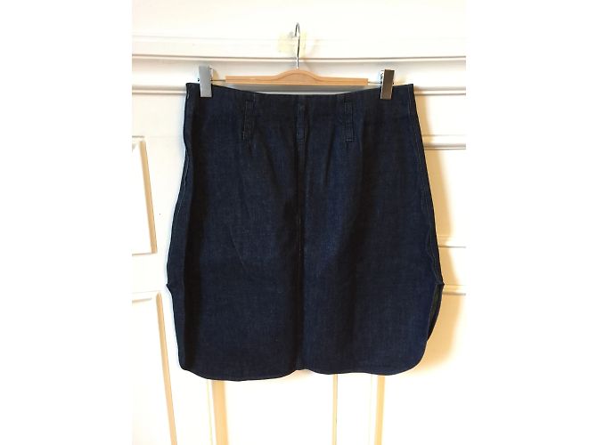 Saias STUDIO NICHOLSON T.fr 40 Jeans Azul marinho - vista 2