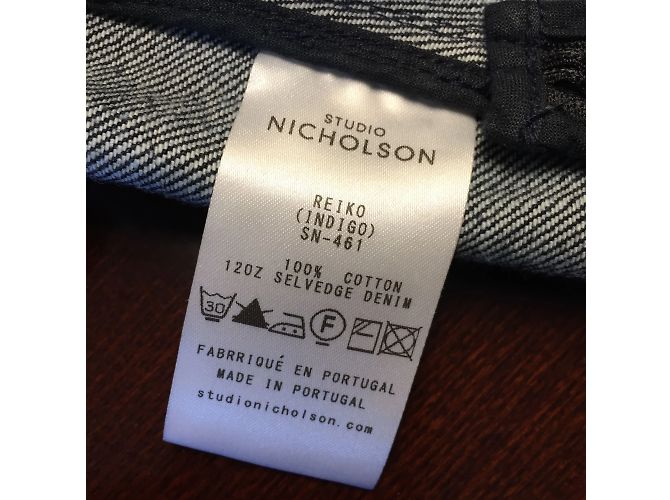 Saias STUDIO NICHOLSON T.fr 40 Jeans Azul marinho - vista 4
