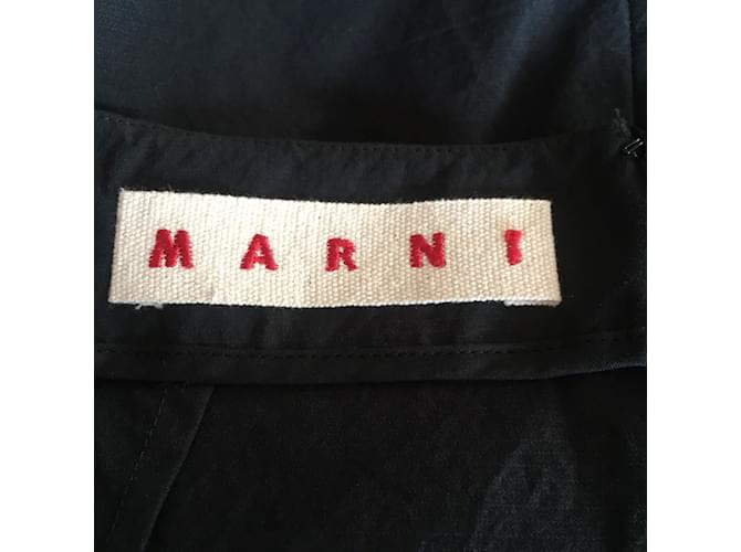 Faldas MARNI T.FR 38 Algodón Negro - vista 3