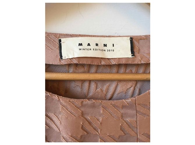 MARNI Vestidos T.Internacional M Algodón Rosa - vista 4