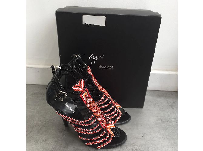 Sandali GIUSEPPE ZANOTTI T.EU 36 Pelle Nero - vista 5