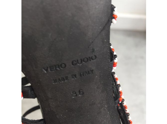 Sandali GIUSEPPE ZANOTTI T.EU 36 Pelle Nero - vista 8