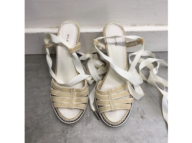 Sandali MARC JACOBS T.EU 36 Tessuto Beige - vista 2