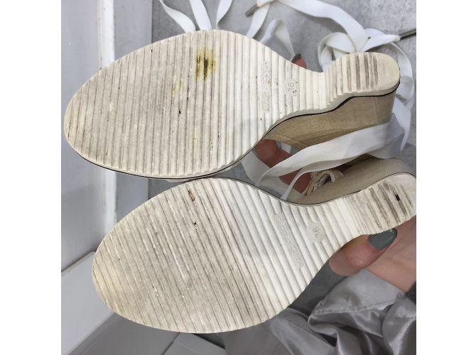 Sandali MARC JACOBS T.EU 36 Tessuto Beige - vista 3