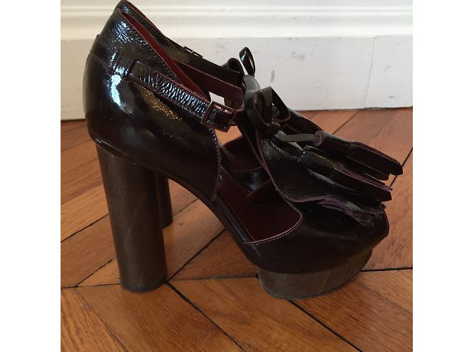 Sandali SONIA RYKIEL T.EU 35 Pelle verniciata - vista 3