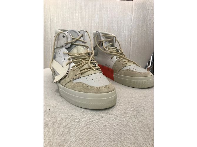 Off White OFF-WHITE Sneakers T.EU 38 Leder Beige - Ansicht 3