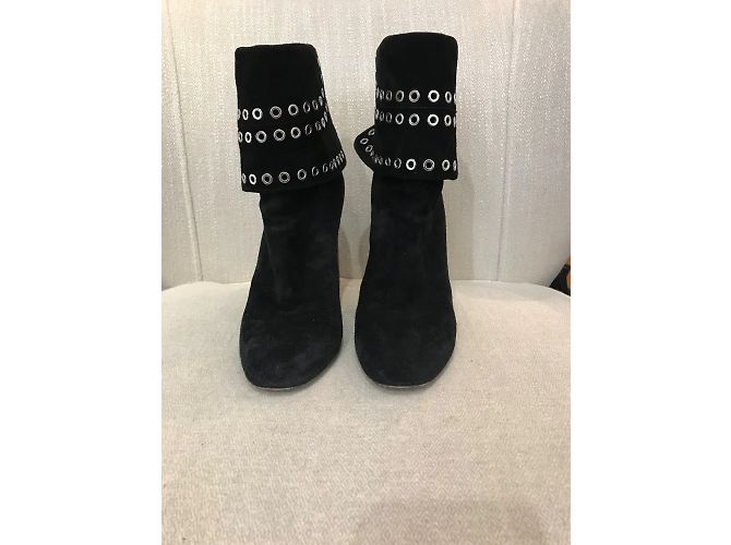 ALEXANDER MCQUEEN Botines T.EU 36.5 Ante Negro - vista 2