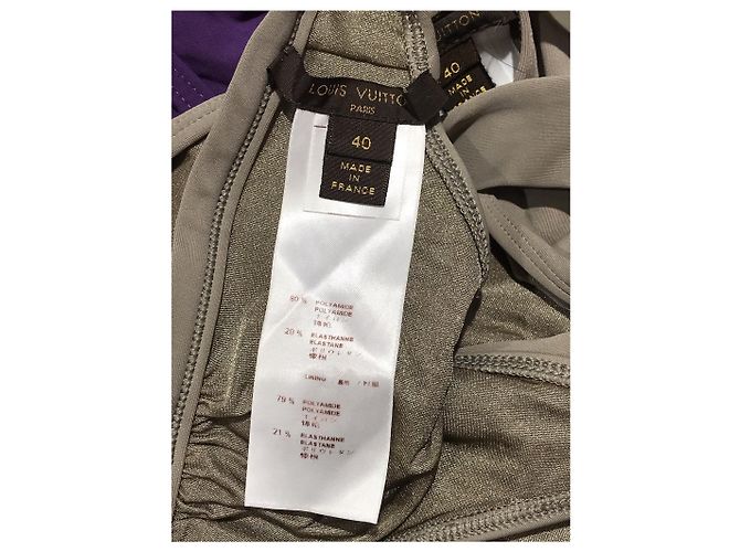 LOUIS VUITTON Bademode T.fr 40 SYNTHETIK Beige - Ansicht 7