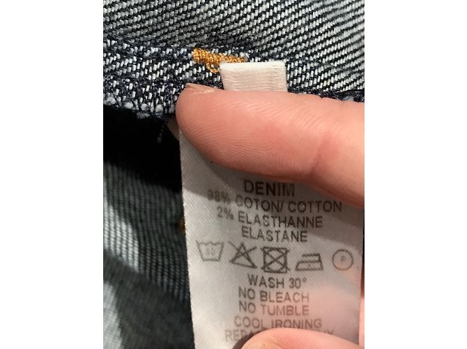 Jeans COURREGES T.FR 40 Cotone Blu - vista 7