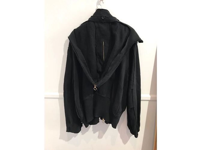 Stella Mc Cartney STELLA MCCARTNEY Chaquetas T.FR 38 Algodón Negro - vista 3