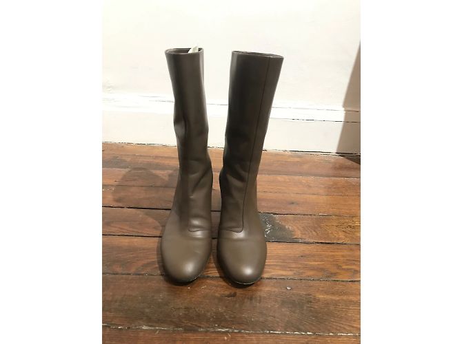 FENDI Stiefel T.EU 38 Leder Braun - Ansicht 4