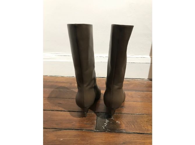 FENDI Stiefel T.EU 38 Leder Braun - Ansicht 5