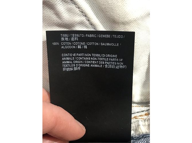 Jeans SAINT LAURENT T.FR 40 Algodón Azul - vista 6