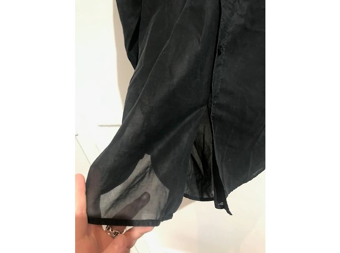 SAINT LAURENT Tops T.Internacional M Algodón Negro - vista 2