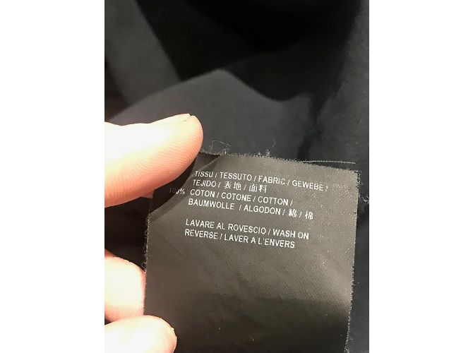SAINT LAURENT Tops T.Internacional M Algodón Negro - vista 6