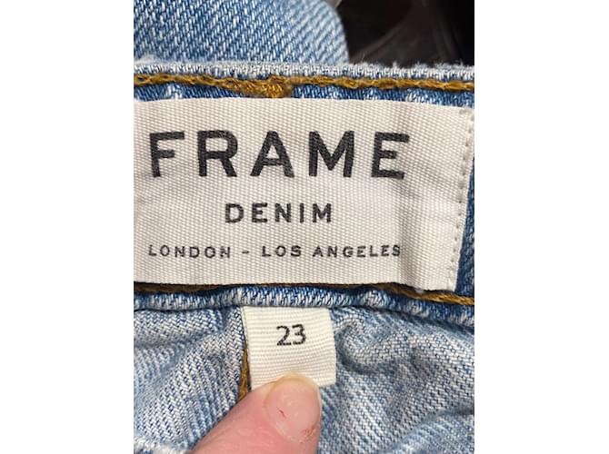 Frame Denim Jeans FRAME T.FR 34 Cotone Blu - vista 4