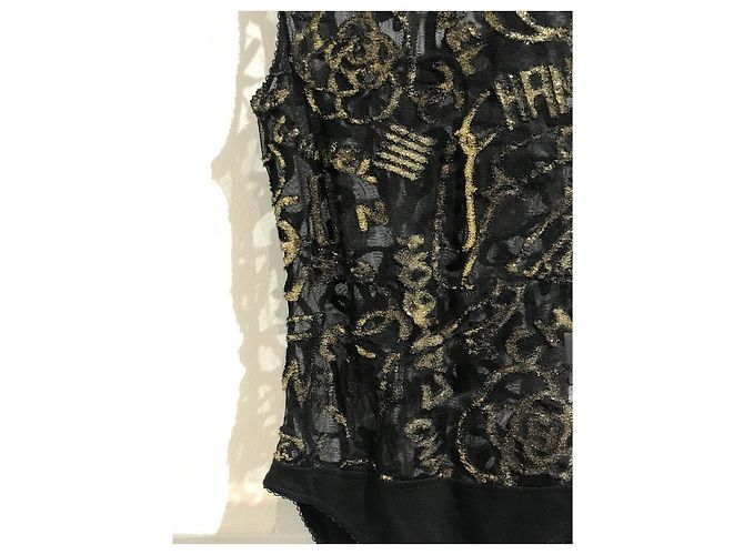 Cambon CHANEL Oberteile T.fr 34 Polyester Schwarz - Ansicht 3