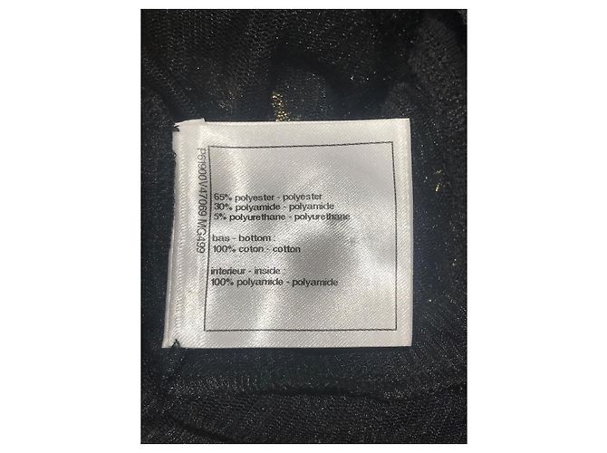 Cambon CHANEL Oberteile T.fr 34 Polyester Schwarz - Ansicht 7