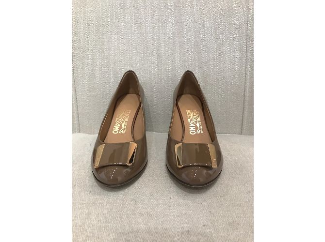 SALVATORE FERRAGAMO Absätze T.EU 36 Lackleder - vista 3