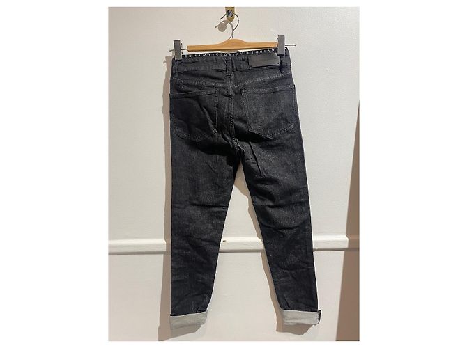 VICTORIA BECKHAM Jeans T.US 26 Cotone Nero - vista 4