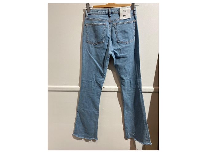 Autre Marque Jeans 3X1 T.US 26 Cotone Blu - vista 2
