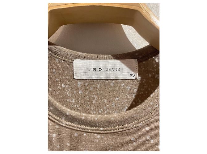IRO Vestidos T.Internacional XS Viscosa Beige - vista 3