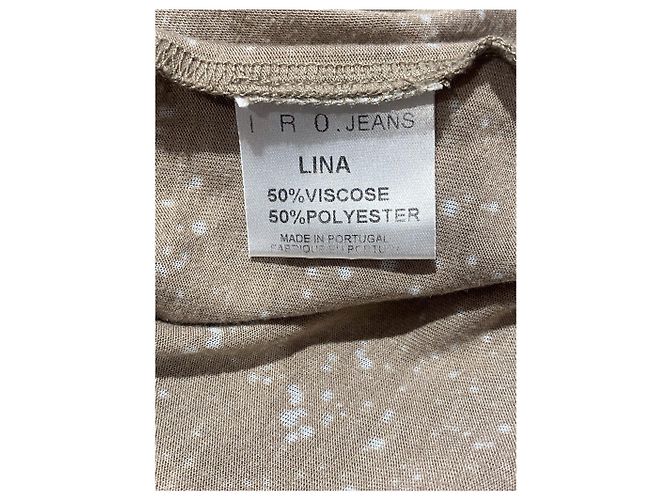 IRO Vestidos T.Internacional XS Viscosa Beige - vista 4