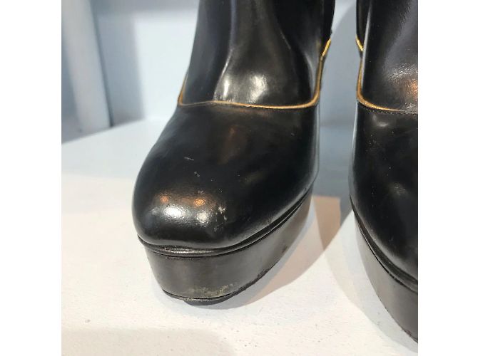 Botines LANVIN T.EU 37 Cuero Negro - vista 3
