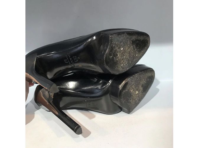 Botines LANVIN T.EU 37 Cuero Negro - vista 5