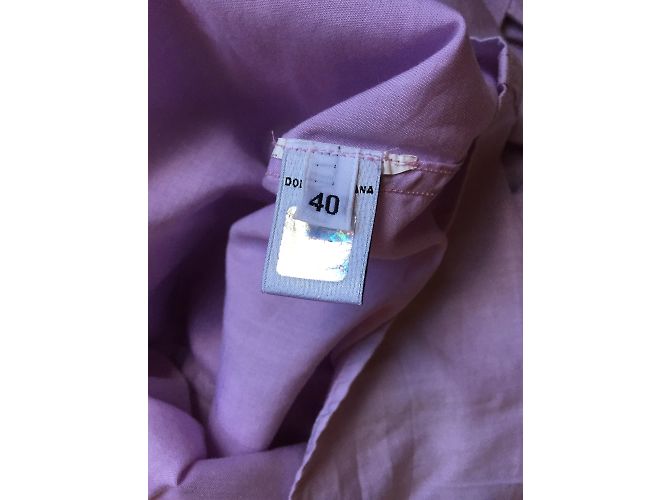 DOLCE & GABBANA Tops T.FR 36 Sintético Rosa - vista 6